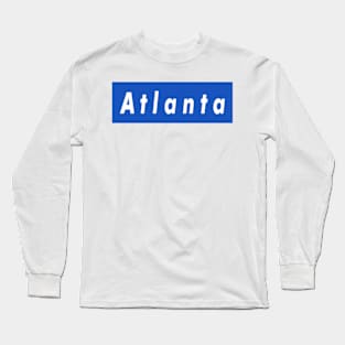 A t l a n t a Box Logo Long Sleeve T-Shirt